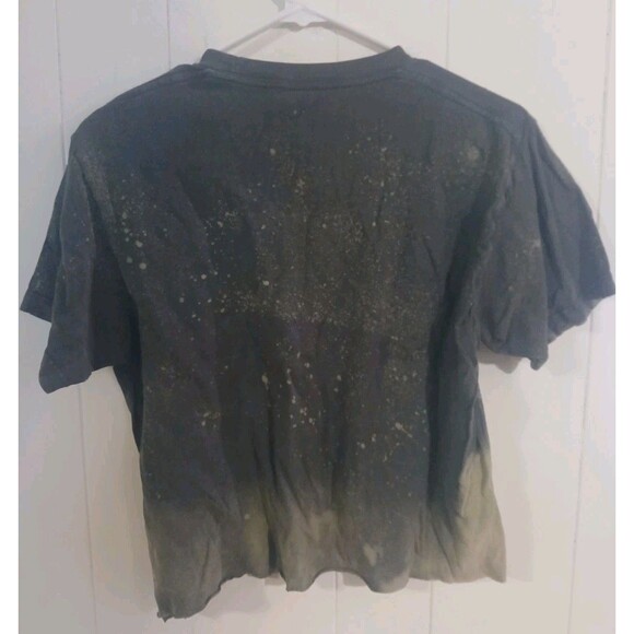 Nirvana Band Tee Thrashed Cutoff Bleached Distressed Tee Size Medium - Picture 4 of 5